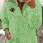 Ayla ��� Ultra-Soft High-Neck Fleece Pullover