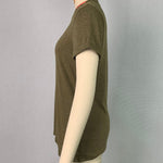 Short Sleeves Solid Color Round-Neck T-Shirts Tops