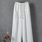 Women's Solid Color Simple Versatile Loose Casual Pants