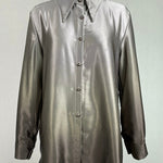 Long Sleeves Buttoned Gradient Lapel Blouses&Shirts Tops