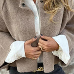 Fashionable Loose Short Cashmere Jacket