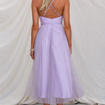 Modern-day Princess Chiffon Suspenders Party Maxi Dress