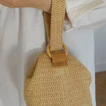 Casual Simple Weave Handbag