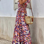 Sleeveless V Neck Swing Dress