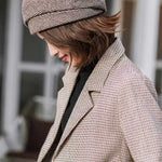 Personality Striped&Plaid Beret Hat