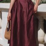 Elegant One-Shoulder Ruffle Midi Dress