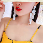 Stylish Tasseled Acrylic Earrings Accessories