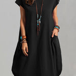 Women's Casual Elegant Cotton Dress