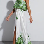 Kesenia Satin Strapless Maxi Dress
