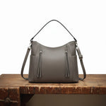 Double Zipper Shoulder Bag