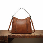Double Zipper Shoulder Bag
