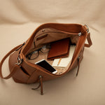Double Zipper Shoulder Bag
