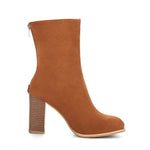 Catalina | Brown High-Heel Boots