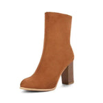 Catalina | Brown High-Heel Boots