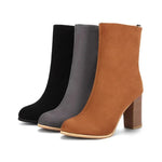 Catalina | Brown High-Heel Boots