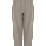 Women's Casual Fashion Solid Color Strap Pocket Wide Leg Pants