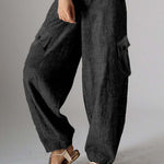 Fashion With Pockets Straight Leg Cargo Pants