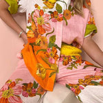 Passionate Floral Printing Two-Pieces Set