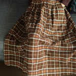 Artistic Retro Plaid A-Line Skirt