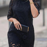 Reason To Smile Crochet Lace Mini Dress