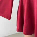 Bodycon Elasticated Waist Solid Color Deep V-Neck Mini Dresses