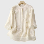 Leticia | Chic Floral Embroidered Top