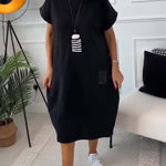 Iris™ | Stylish Short Sleeved Dress