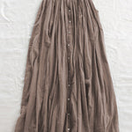 Loose Sleeveless Pleated See-Through Round-Neck Midi Dresses