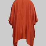 Batwing Sleeves Half Sleeves Solid Color Top + Contrast Color Wide Leg Pants Two Pieces Set