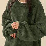 Lumi ��� Soft Knit Crew Neck Sweater