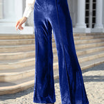 Elegant Solid Patchwork High Waist Speaker Solid Color Bottoms(5 Colors)