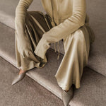 Original Solid Color Hoodies&Wide Leg Pants Two Pieces Set