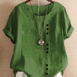Loose Simple Solid Color Top