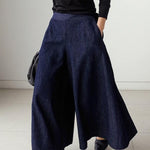 Loose Wide-Leg Empire Jean Pants