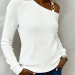 Women'S Casual Solid Color Top
