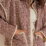 Floral Print Thin Pocket Cardigan Jacket