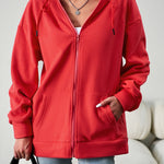 Loose Casual Sweater Cardigan Hooded Jacket