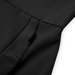 Flared Sleeves Half Sleeves Elasticity Ruffled Solid Color Split-Joint Tied Waist V-Neck Mini Dresses