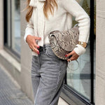 Jersey Bow Casual Sweater