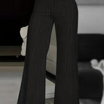 Emma | High-waisted trousers with a crossover design