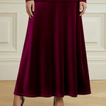 A-Line Loose Solid Color Skirts Bottoms