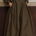 Loose Wide Leg Elasticity No Belt Pockets Solid Color Casual Pants Bottoms Trousers