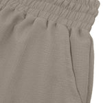 Women's Casual Fashion Solid Color Strap Pocket Wide Leg Pants