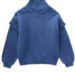 Loose Long Sleeve Turtleneck Sweater