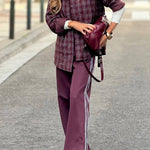 Fine Check Top Warm Jacket