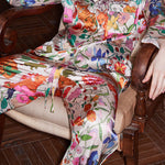 Forest Garden Print Home Long Sleeve Two Piece Set
