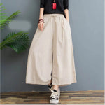 AMELINA – PLEATED LINEN TROUSERS WITH A COMFORTABLE FIT
