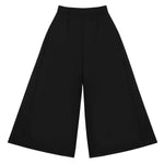 Stylish Loose High Waisted Solid Color Wide Leg Pants