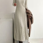 Avery | Elegant Knit Maxi Dress