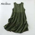 V-neck tank top front and back reversible sleeveless dress